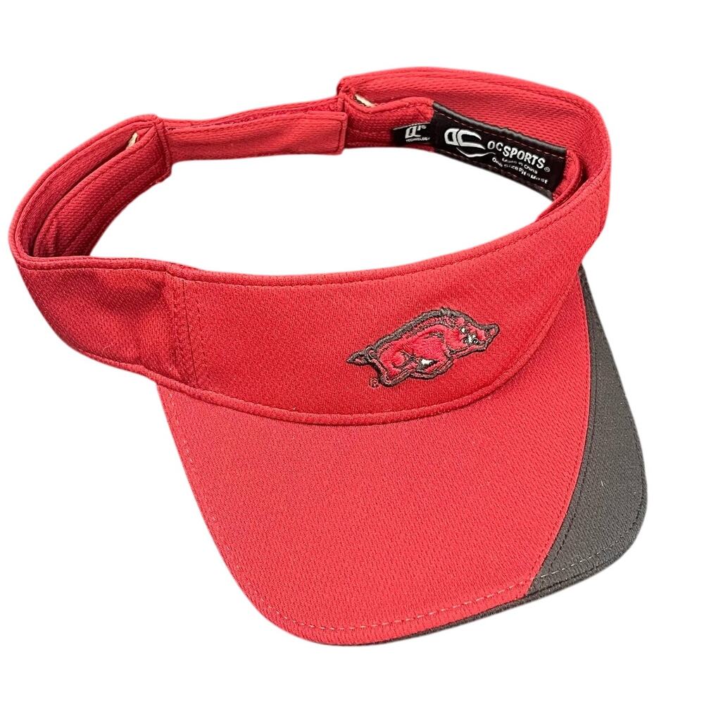 Arkansas Razorbacks Visor College Sports One Size